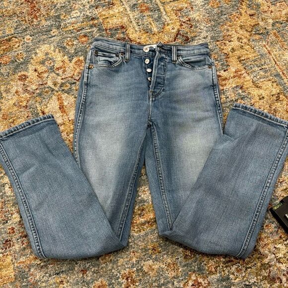 RE/DONE Ankle Crop Jeans - Picture 1 of 8